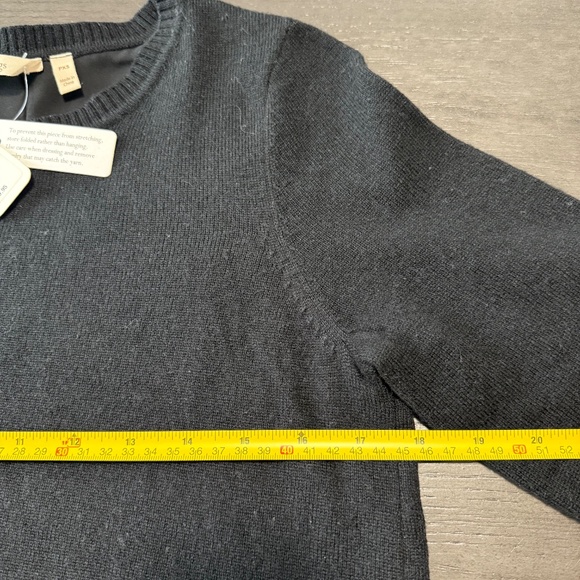 Soft Surroundings Petite Sirena Wool Blend Black Sweater Size PXS - Picture 7 of 10
